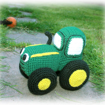 Green Tractor Crochet Pattern