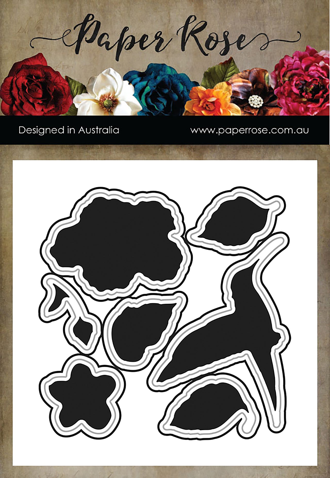 Paper Rose Dies - Hummingbird Garden