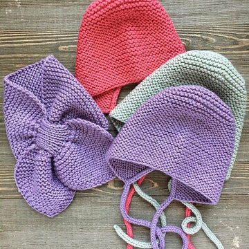 Baby Bonnet and Neck Scarf