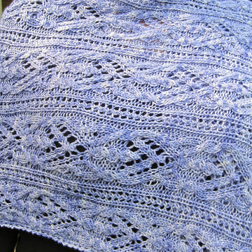 Leith Cable Lace Shawl