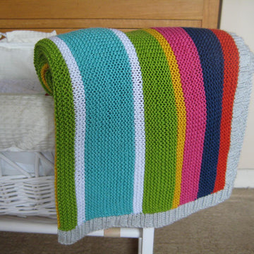 Stripy Bright Blanket