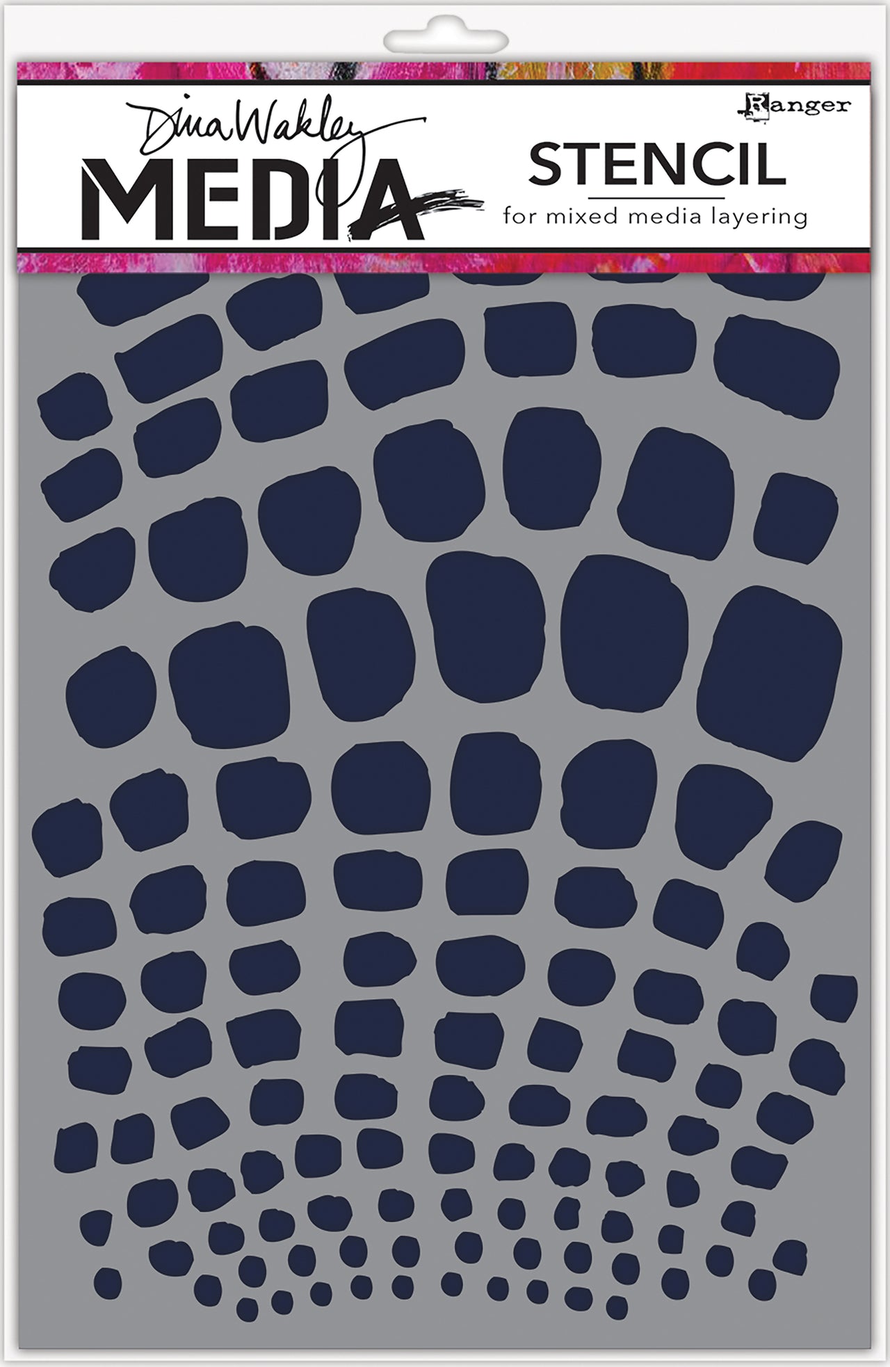 Ranger Dina Wakley Media Stencils 9"X6" - Scales