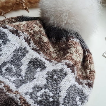Cozy Squirrel Knit Hat