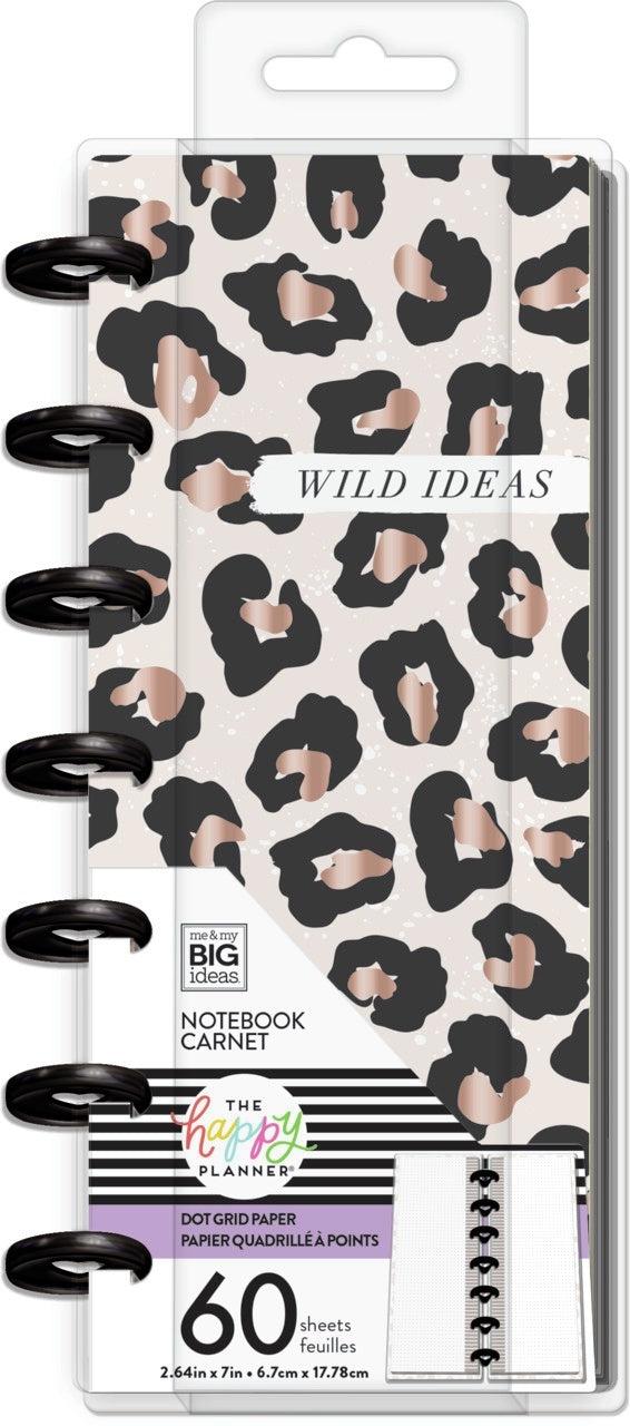 The Happy Planner Mini Skinny Notebook W/60 Sheets - Wild Ideas