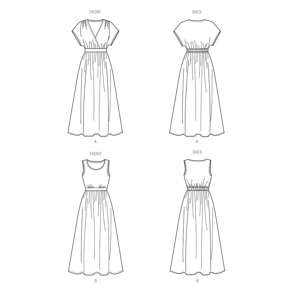 New Look Misses' Knit Dresses N6751 - Sewing Pattern
