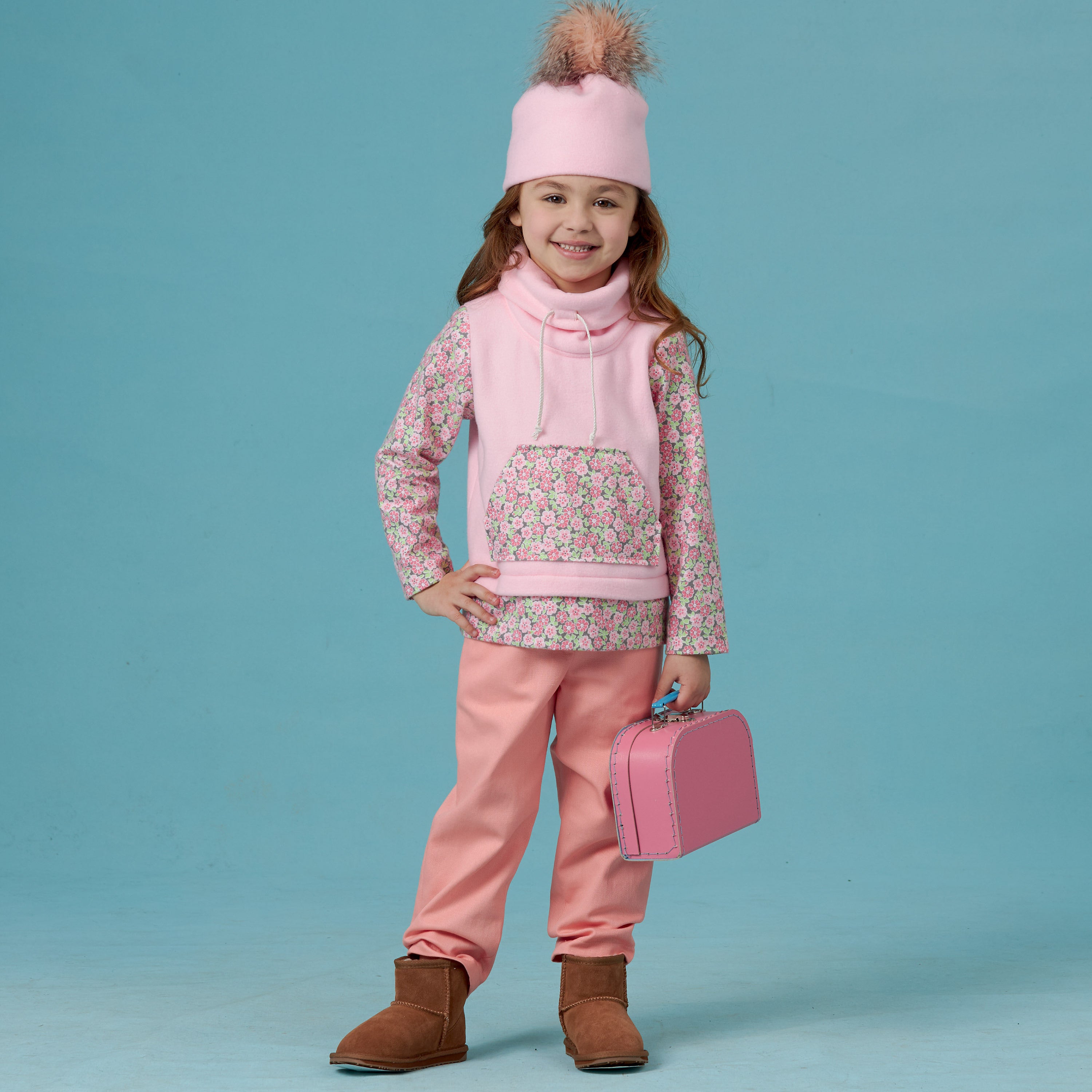 Simplicity S8997 Toddlersand Children's Pants, Knit Top and Hat - Sewing Pattern
