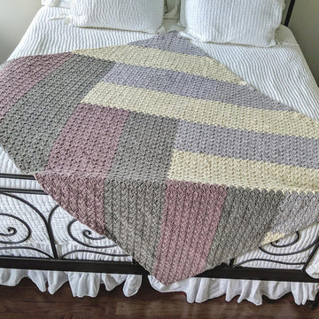 Modern Chevron Quilt Blanket