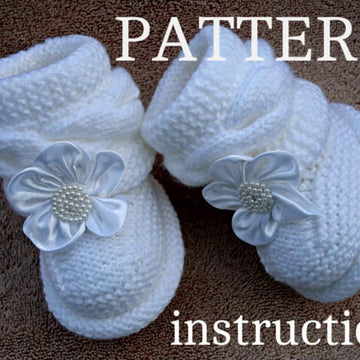 Knitting PATTERN Baby Booties Sofia