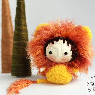 Shaggy Lion Doll. Toy from the Tanoshi series.