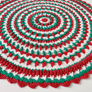Holly Jolly Christmas Doily