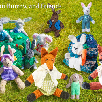 Rabbit Burrow with fox and rucksack