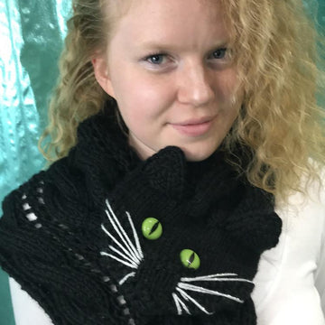 Black Cat Scarf