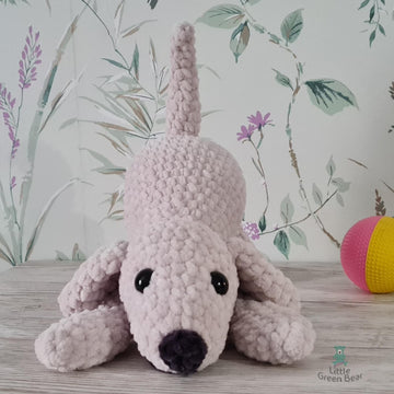 Playing Puppy - UK Terminology - Amigurumi