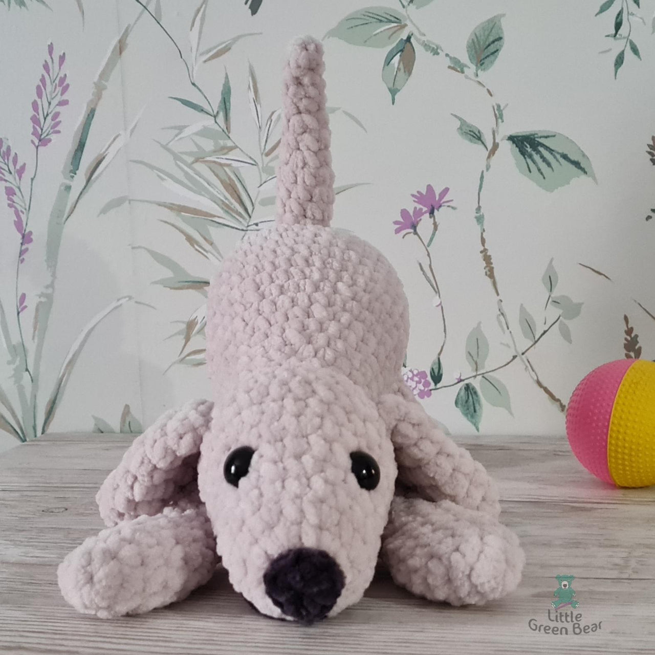 Playing Puppy - UK Terminology - Amigurumi