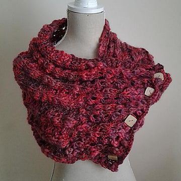 Polymath - a scarf, cowl, wrap and hood in one