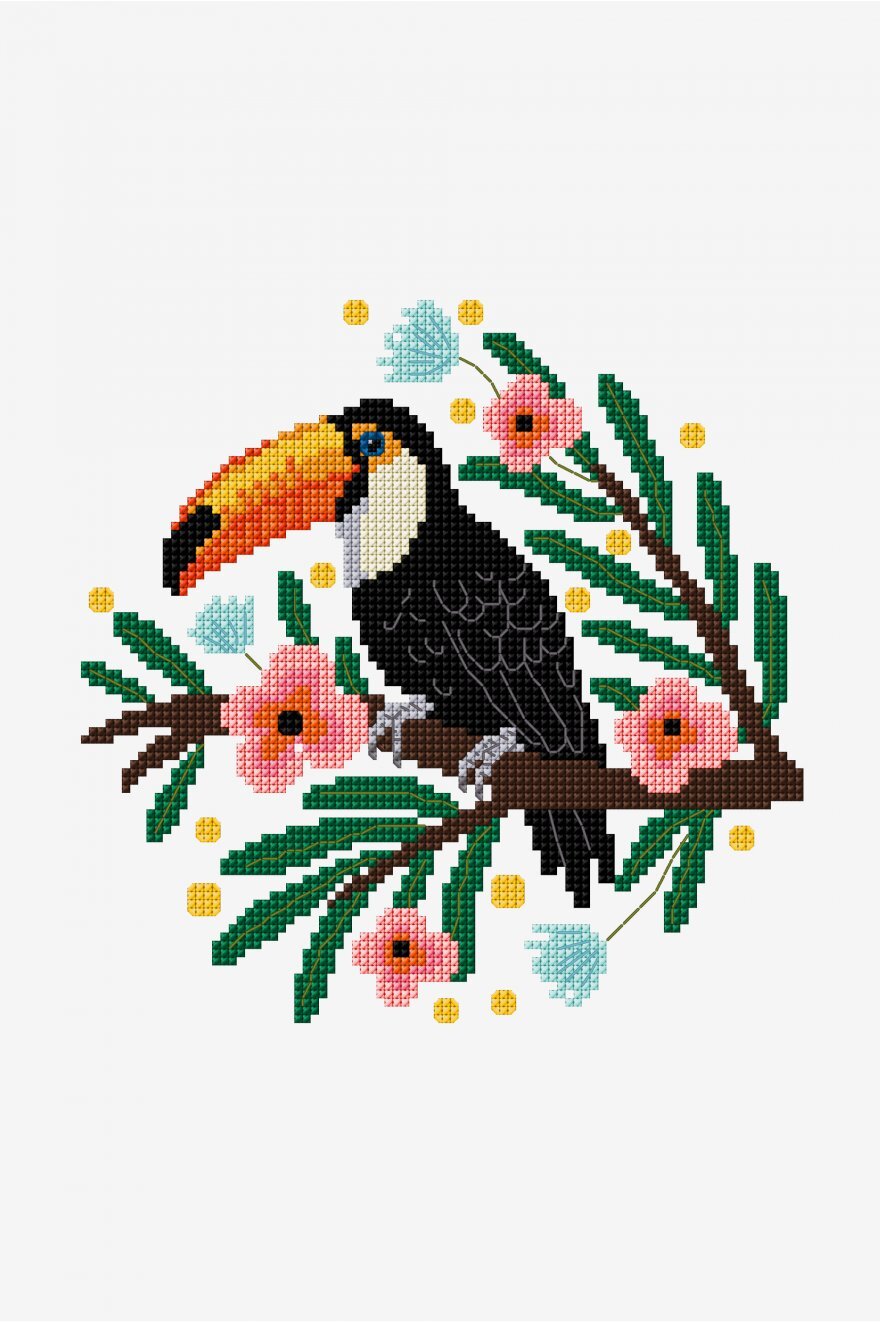 DMC Toucan - PAT1493 - Downloadable PDF
