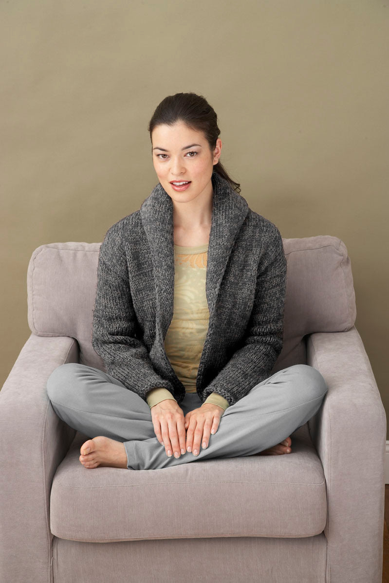 Milo Cardigan in Lion Brand Wool-Ease - 90196AD