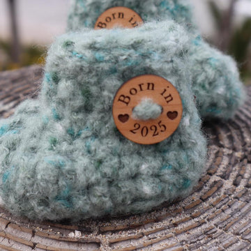 Felted Baby Bootie