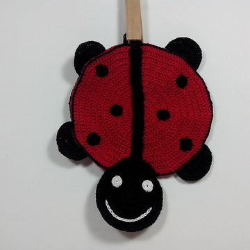 Ladybug potholder
