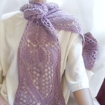 LoisLeighâ€™s Luxurious Lacy Iris Scarf