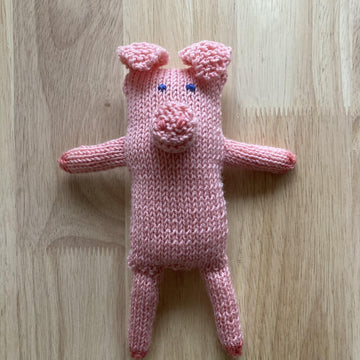 The Pig knitted soft toy