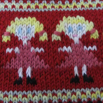 Little Girl Colourwork Chart