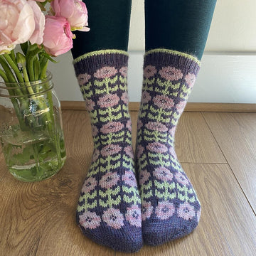 Perfect Peony Socks