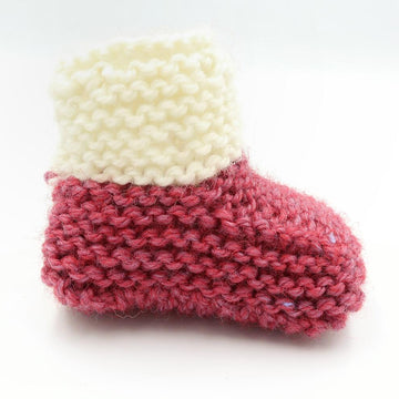 Strawberry Seed Baby Booties