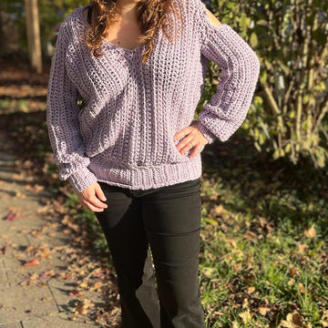 Sweater "Purple Rain"