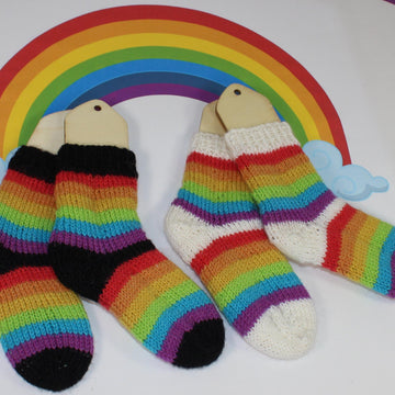 Baby Simple Rainbow Socks (Circular)