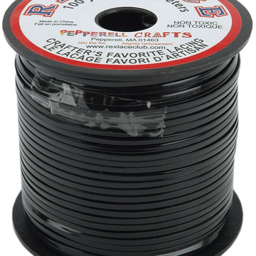 Pepperell Rexlace Plastic Lacing .0938"X100yd - Black