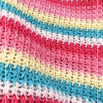 Bright Pastel Textured Blanket