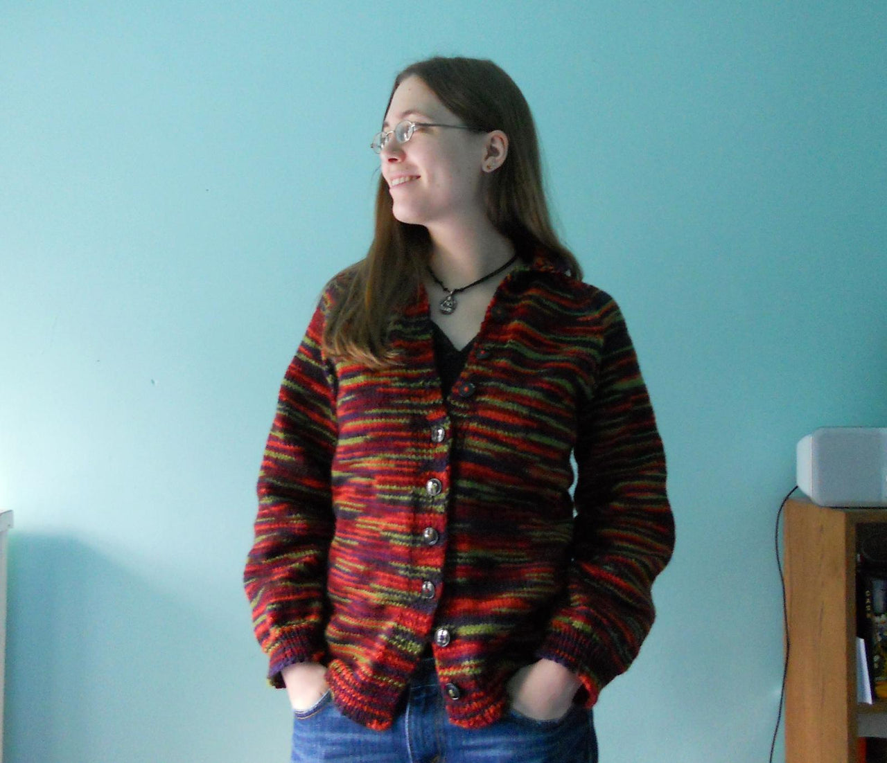 Oversized Raglan Cardigan