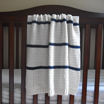 Nantucket Nautical Baby Blanket