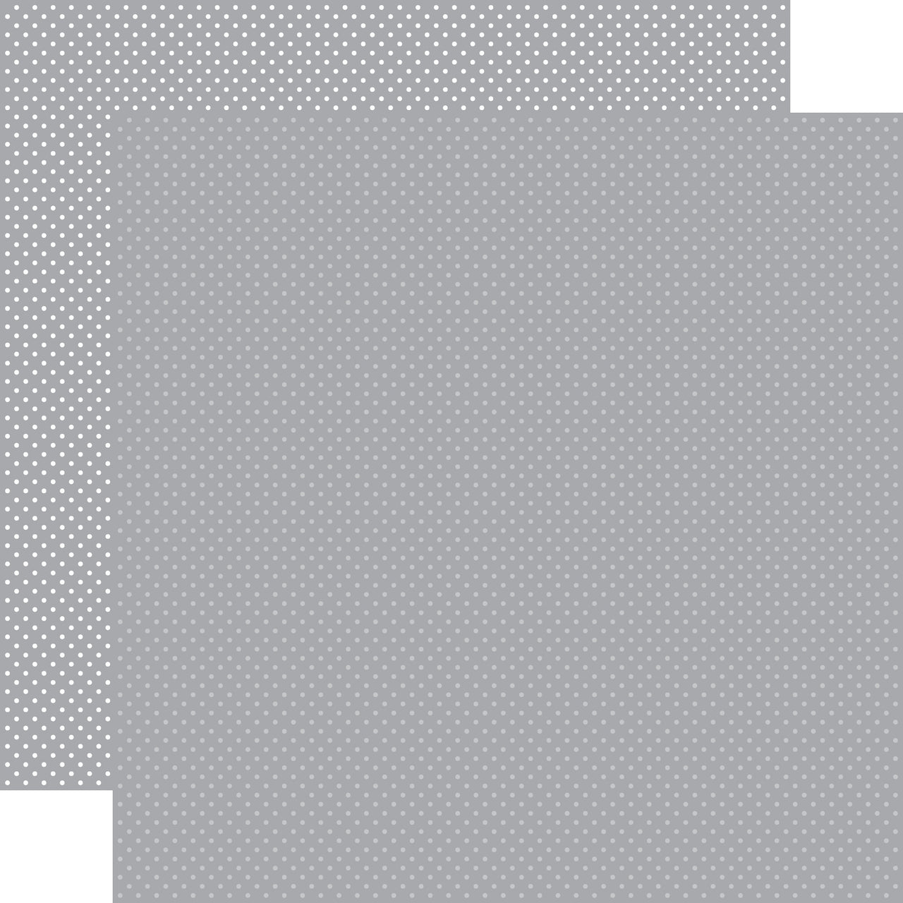 Echo Park Paper Carta Bella Dots Double-Sided Cardstock 12"X12" 25/Pkg - Grey