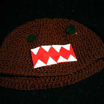 Crochet Domo Kun Beanie Hat Pattern
