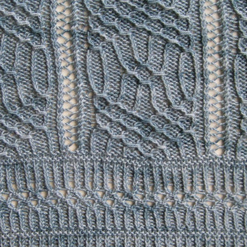 Shinano Lace and Cluster Shawl