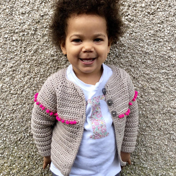 Pom Pom Cardigan