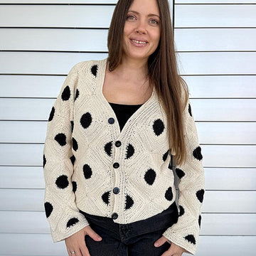 Polka Dot Cardigan