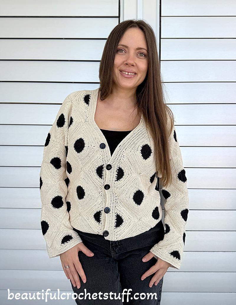 Polka Dot Cardigan