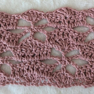 PINK ROSE CROCHET KIMONO/BEACH COVER-UP