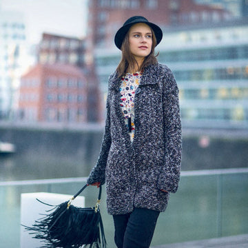 Oversized Jacke in Schachenmayr Mouline Art - S9231 - Downloadable PDF