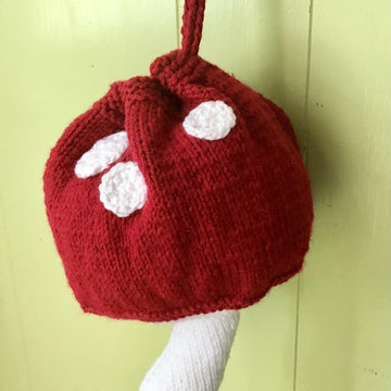 Mushroom Drawstring Purse