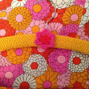 Knitted hanger covers by VA
