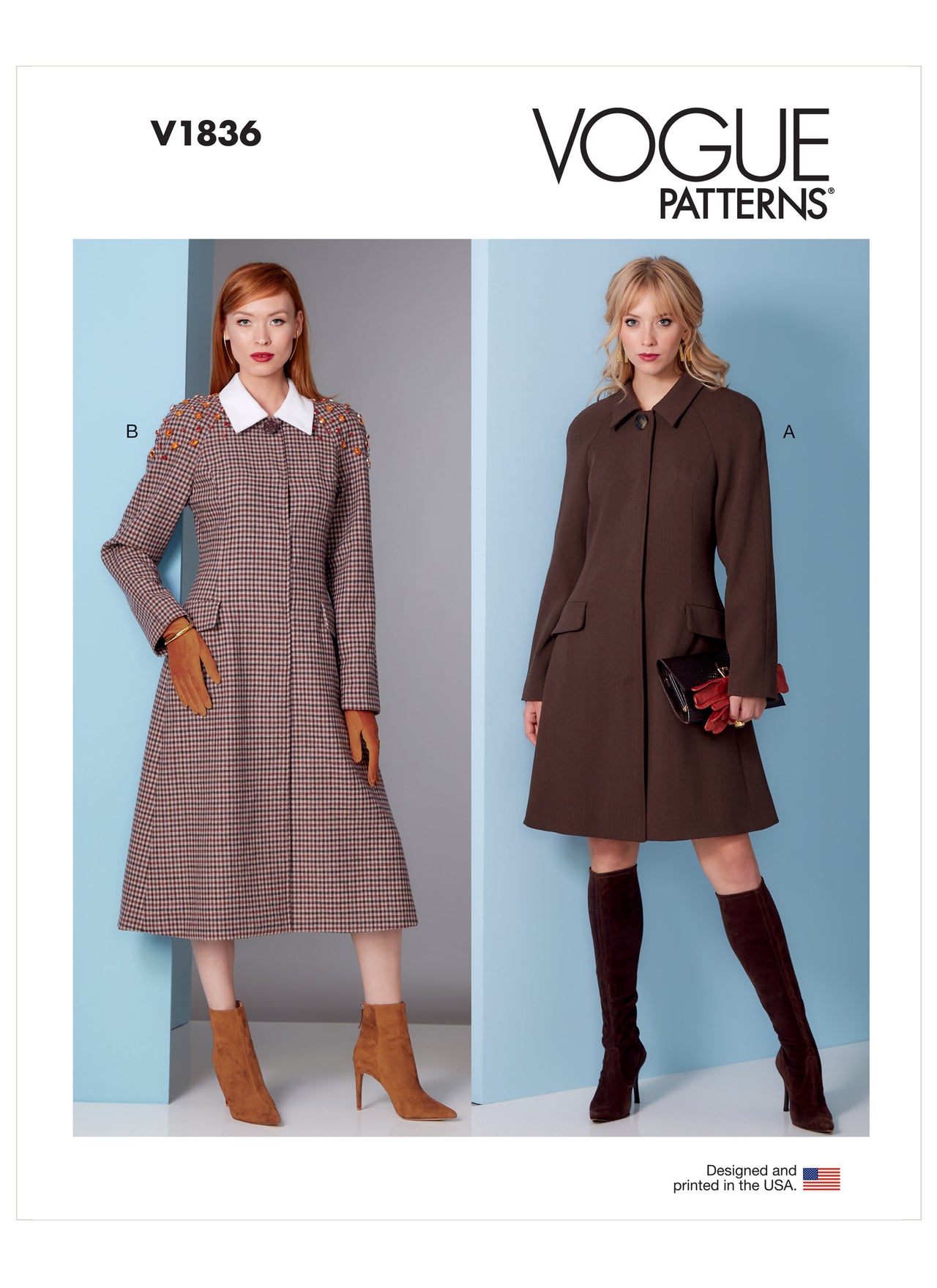 Vogue Misses' Coat V1836 - Sewing Pattern