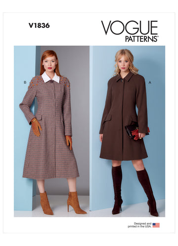Vogue Misses' Coat V1836 - Sewing Pattern