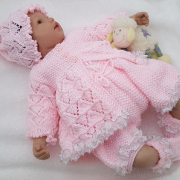 Pattern 59 Lace Matinee Set