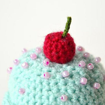 Cherry Cupcake Crochet Pattern, Cupcake Amigurumi Pattern, Food Crochet Pattern, Food Amigurumi