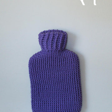 Crochet Cable Hot Water Bottle Cozy (2015026)