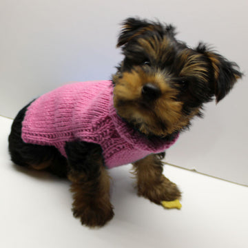 Knitting Pattern for Plain Dogs Coat, 4 Sizes Included, Aran Yarn, Sizes are X Small, Small, Medium and Large, Dog Sweater Aran Yarn Knitting Pattern, KP606